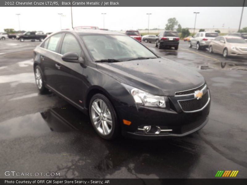 Black Granite Metallic / Jet Black 2012 Chevrolet Cruze LTZ/RS