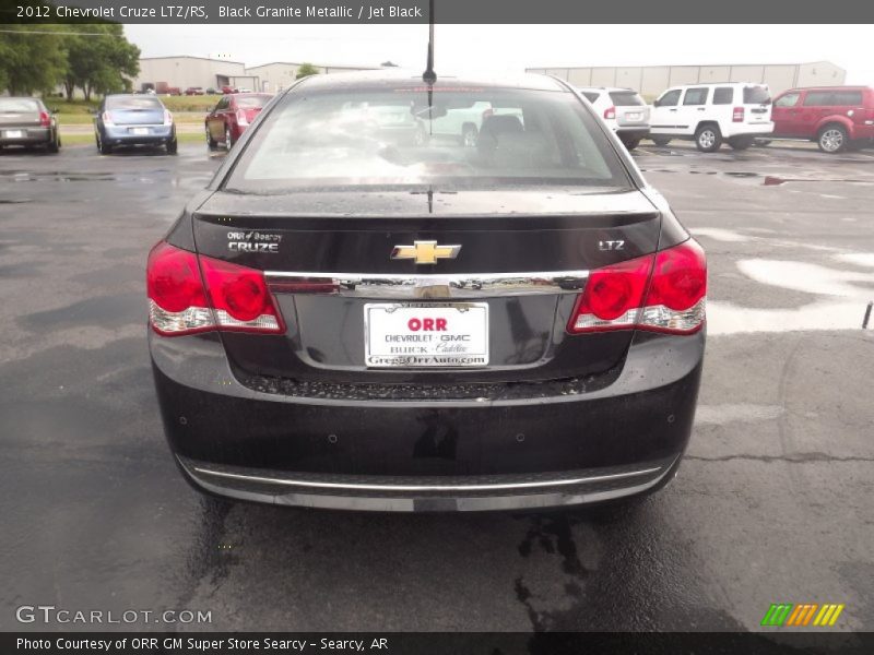 Black Granite Metallic / Jet Black 2012 Chevrolet Cruze LTZ/RS