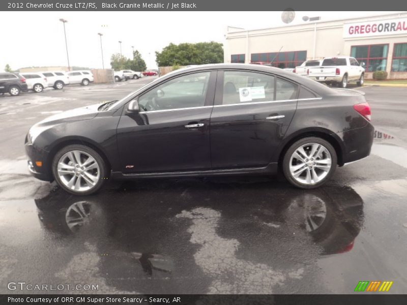 Black Granite Metallic / Jet Black 2012 Chevrolet Cruze LTZ/RS
