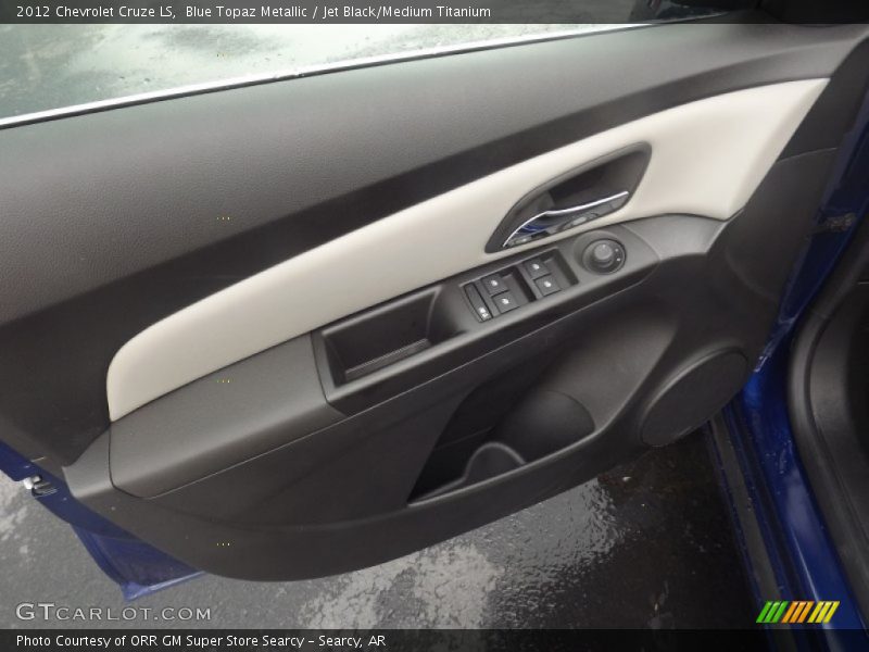 Blue Topaz Metallic / Jet Black/Medium Titanium 2012 Chevrolet Cruze LS
