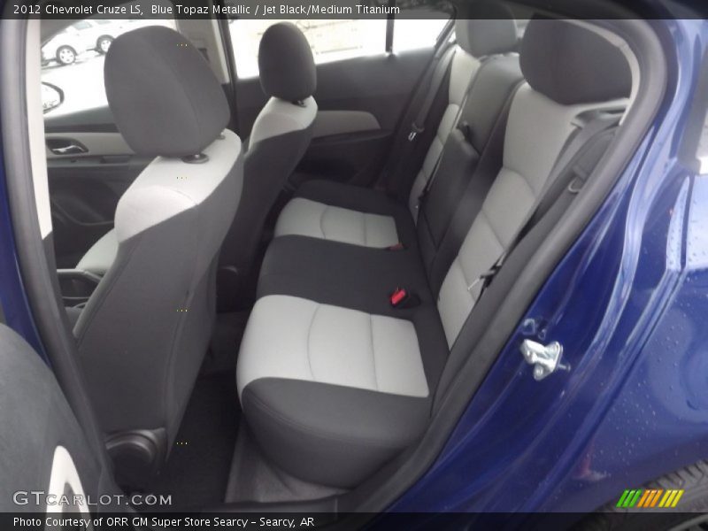 Blue Topaz Metallic / Jet Black/Medium Titanium 2012 Chevrolet Cruze LS