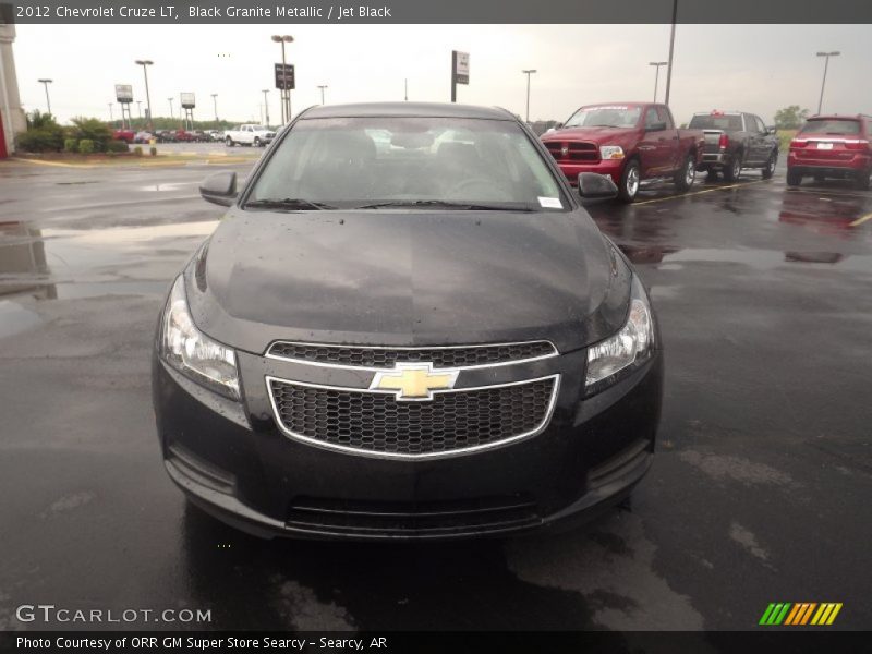 Black Granite Metallic / Jet Black 2012 Chevrolet Cruze LT