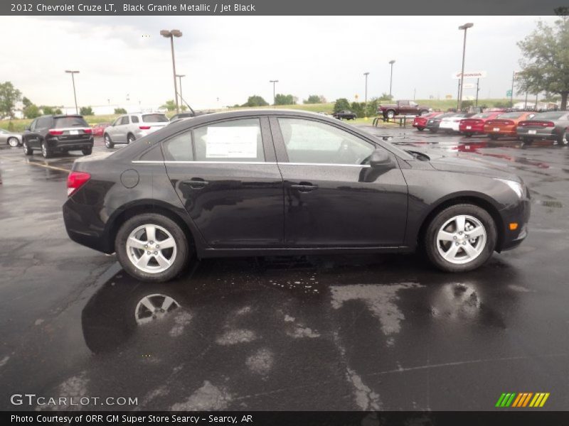 Black Granite Metallic / Jet Black 2012 Chevrolet Cruze LT