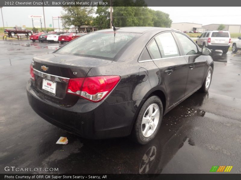 Black Granite Metallic / Jet Black 2012 Chevrolet Cruze LT