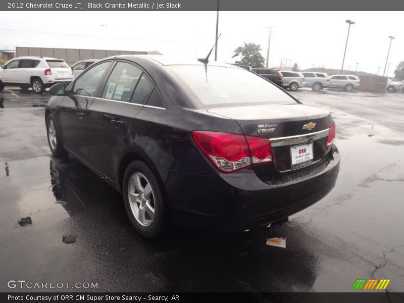 Black Granite Metallic / Jet Black 2012 Chevrolet Cruze LT