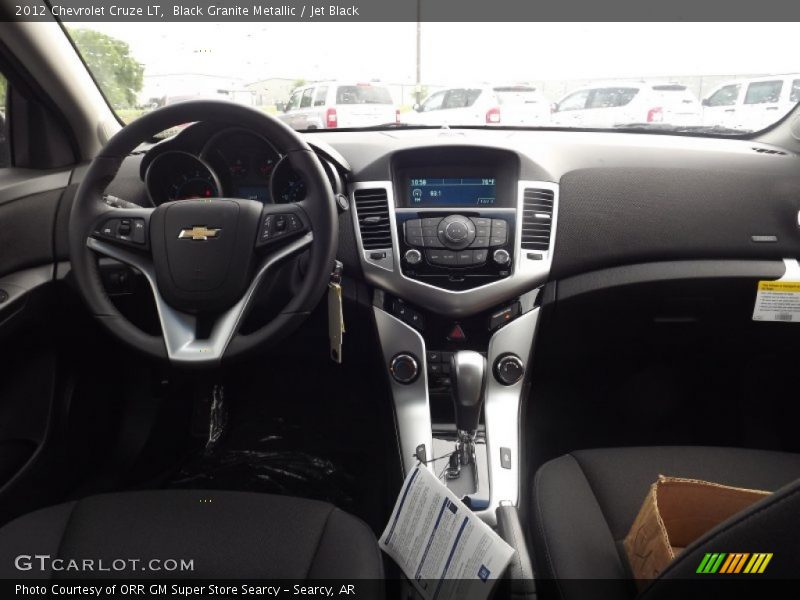 Black Granite Metallic / Jet Black 2012 Chevrolet Cruze LT