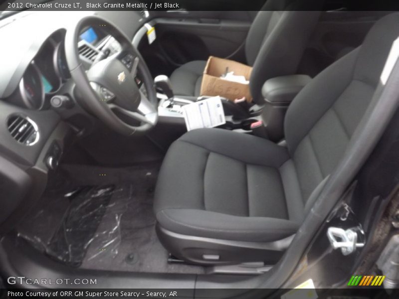 Black Granite Metallic / Jet Black 2012 Chevrolet Cruze LT