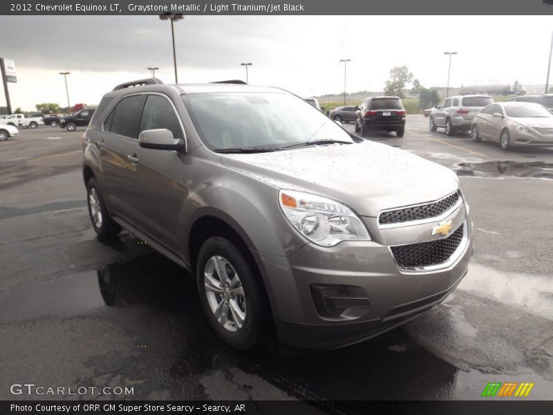 Graystone Metallic / Light Titanium/Jet Black 2012 Chevrolet Equinox LT