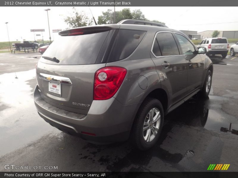 Graystone Metallic / Light Titanium/Jet Black 2012 Chevrolet Equinox LT
