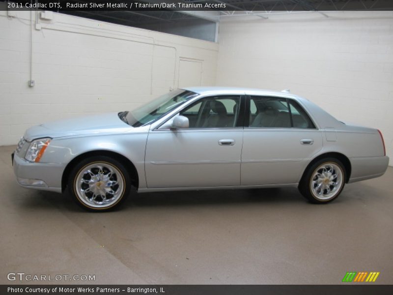 Radiant Silver Metallic / Titanium/Dark Titanium Accents 2011 Cadillac DTS