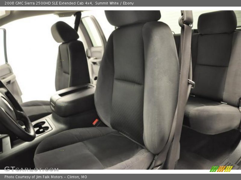 Summit White / Ebony 2008 GMC Sierra 2500HD SLE Extended Cab 4x4