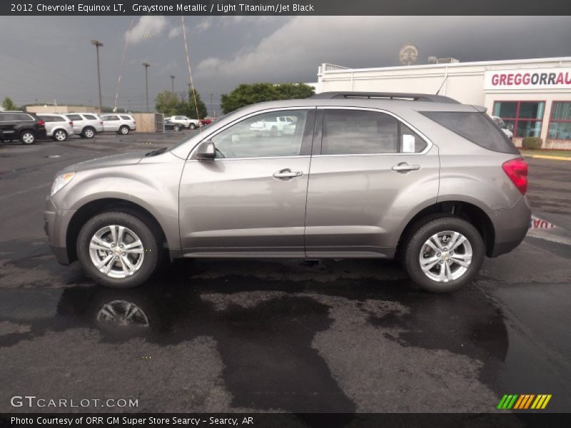 Graystone Metallic / Light Titanium/Jet Black 2012 Chevrolet Equinox LT
