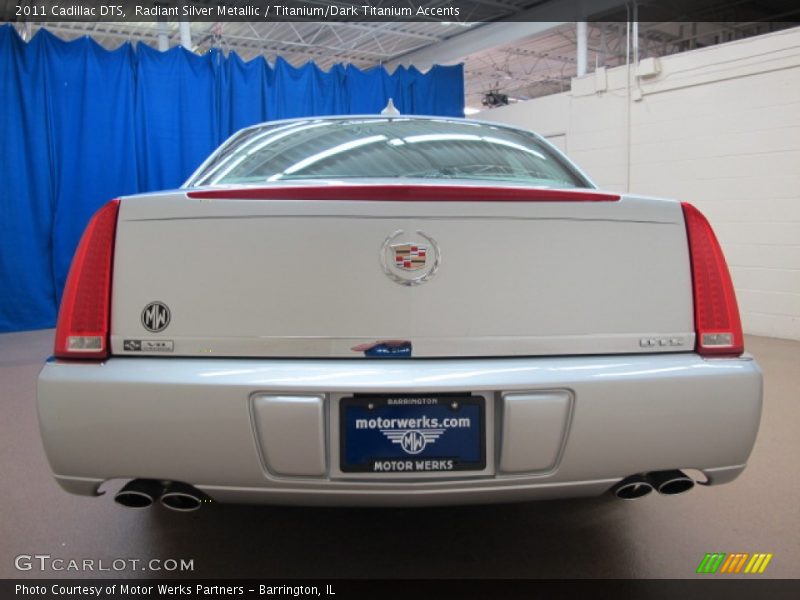 Radiant Silver Metallic / Titanium/Dark Titanium Accents 2011 Cadillac DTS