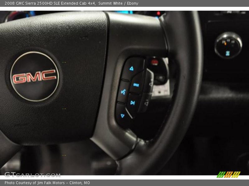 Summit White / Ebony 2008 GMC Sierra 2500HD SLE Extended Cab 4x4