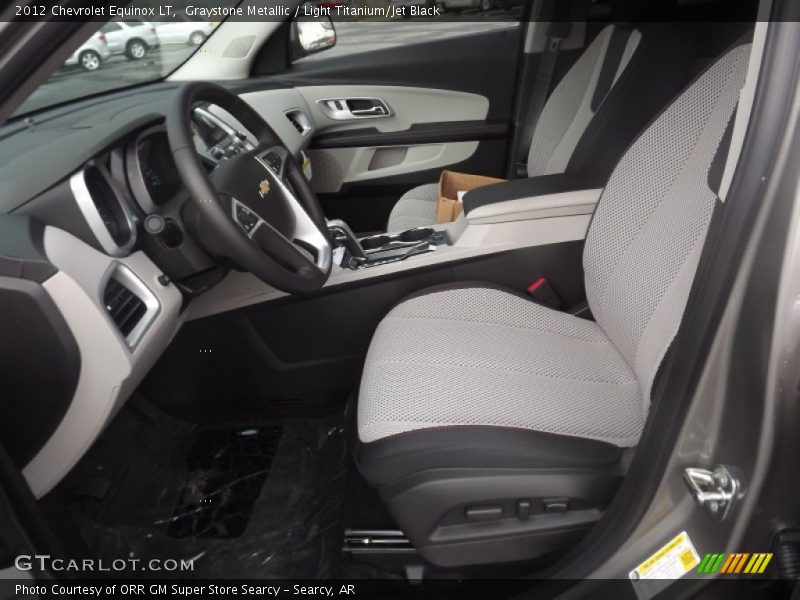 Graystone Metallic / Light Titanium/Jet Black 2012 Chevrolet Equinox LT