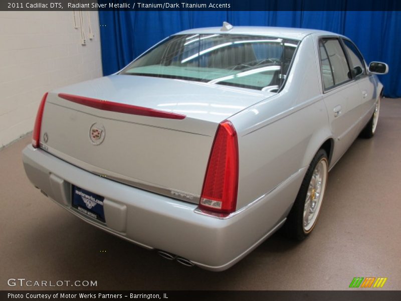 Radiant Silver Metallic / Titanium/Dark Titanium Accents 2011 Cadillac DTS