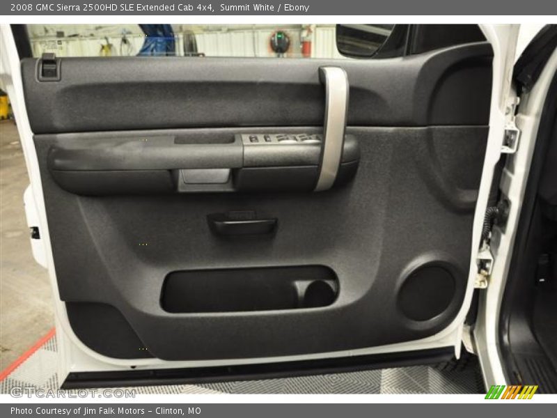 Summit White / Ebony 2008 GMC Sierra 2500HD SLE Extended Cab 4x4