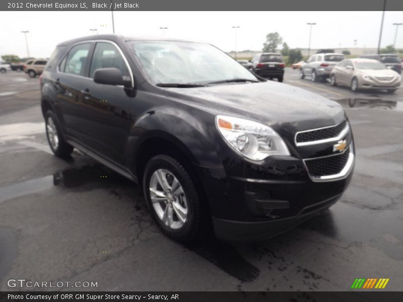 Black / Jet Black 2012 Chevrolet Equinox LS