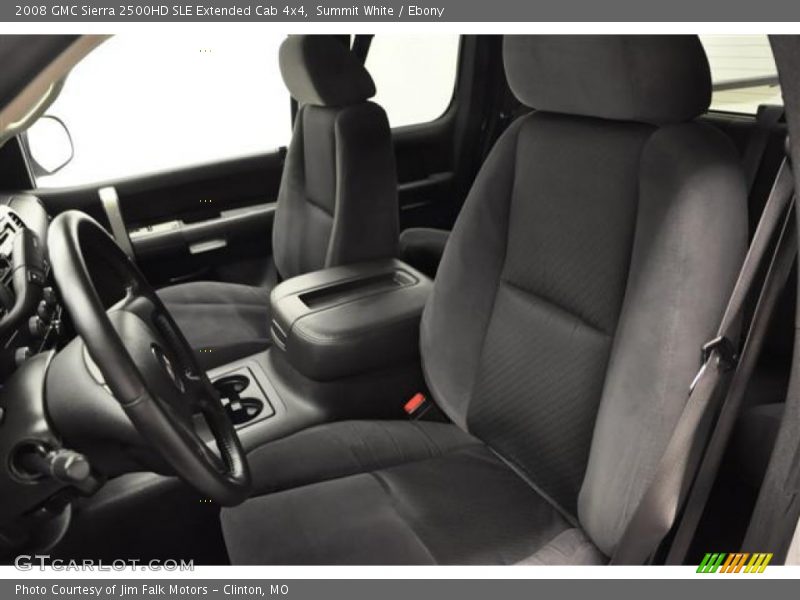 Summit White / Ebony 2008 GMC Sierra 2500HD SLE Extended Cab 4x4