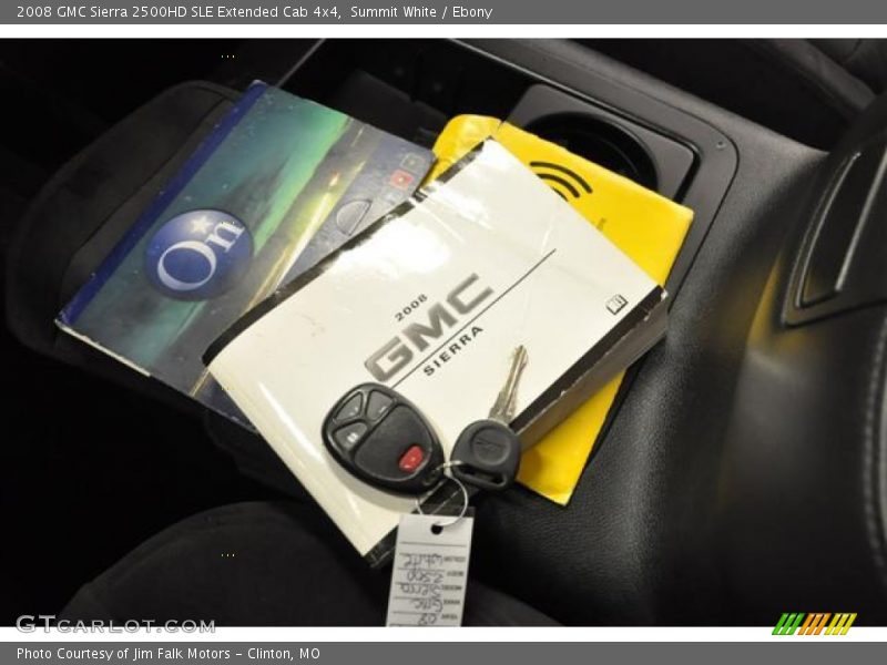Summit White / Ebony 2008 GMC Sierra 2500HD SLE Extended Cab 4x4