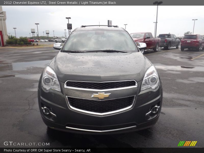 Steel Green Metallic / Light Titanium/Jet Black 2012 Chevrolet Equinox LTZ