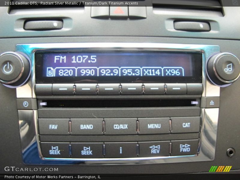 Radiant Silver Metallic / Titanium/Dark Titanium Accents 2011 Cadillac DTS