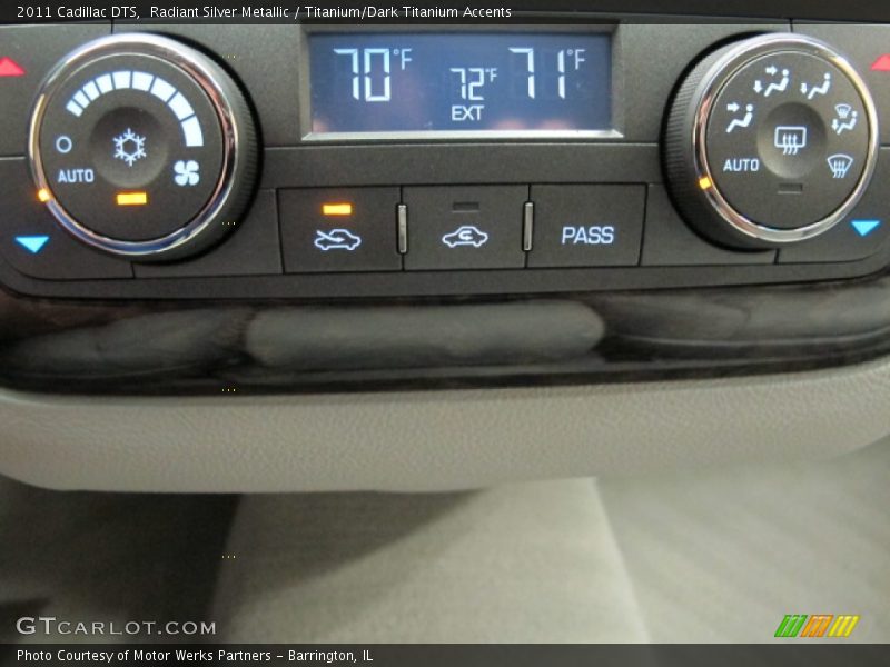 Radiant Silver Metallic / Titanium/Dark Titanium Accents 2011 Cadillac DTS