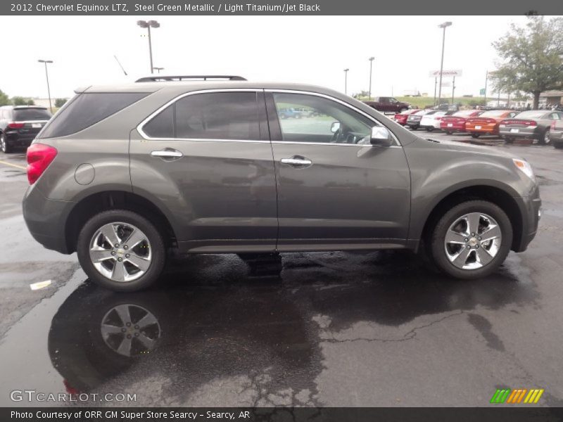 Steel Green Metallic / Light Titanium/Jet Black 2012 Chevrolet Equinox LTZ