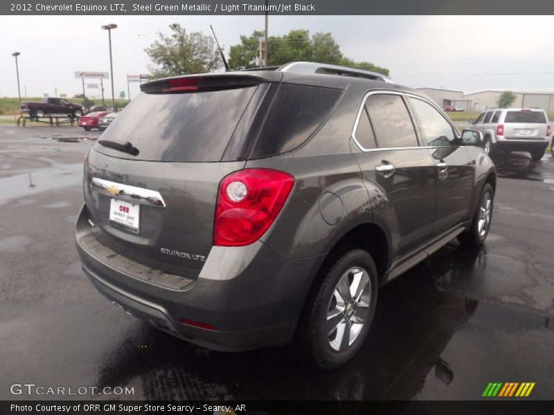 Steel Green Metallic / Light Titanium/Jet Black 2012 Chevrolet Equinox LTZ