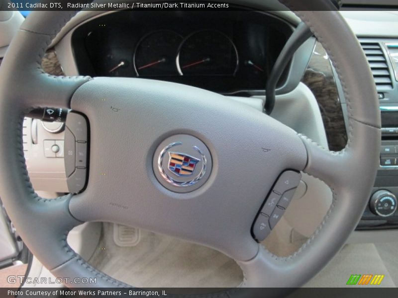 Radiant Silver Metallic / Titanium/Dark Titanium Accents 2011 Cadillac DTS