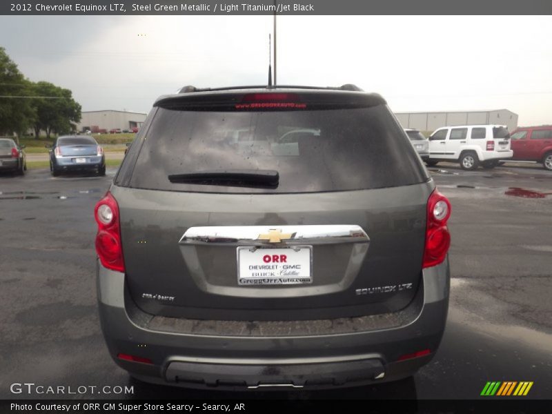 Steel Green Metallic / Light Titanium/Jet Black 2012 Chevrolet Equinox LTZ