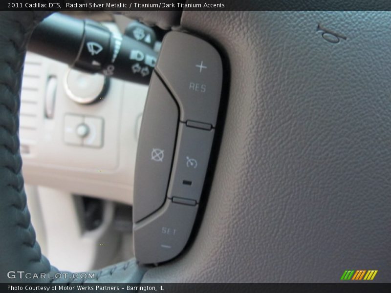 Radiant Silver Metallic / Titanium/Dark Titanium Accents 2011 Cadillac DTS