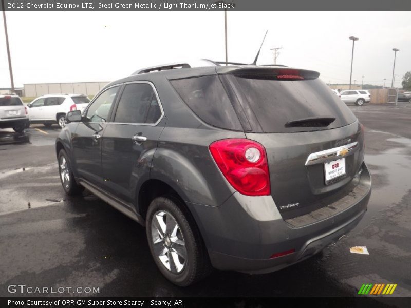 Steel Green Metallic / Light Titanium/Jet Black 2012 Chevrolet Equinox LTZ