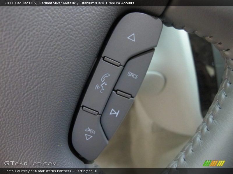 Radiant Silver Metallic / Titanium/Dark Titanium Accents 2011 Cadillac DTS