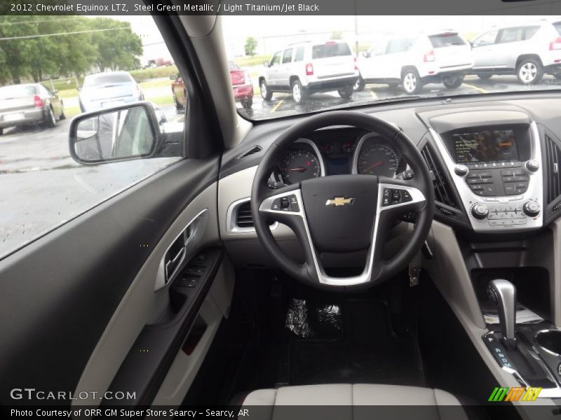 Steel Green Metallic / Light Titanium/Jet Black 2012 Chevrolet Equinox LTZ