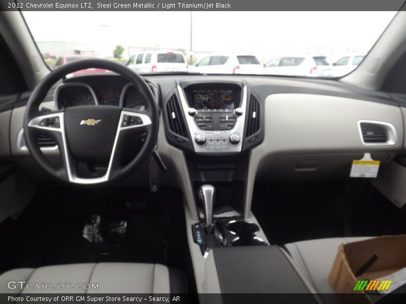 Steel Green Metallic / Light Titanium/Jet Black 2012 Chevrolet Equinox LTZ