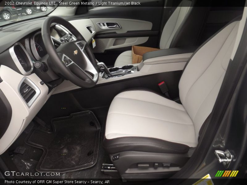 Steel Green Metallic / Light Titanium/Jet Black 2012 Chevrolet Equinox LTZ