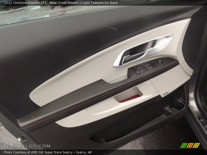 Steel Green Metallic / Light Titanium/Jet Black 2012 Chevrolet Equinox LTZ