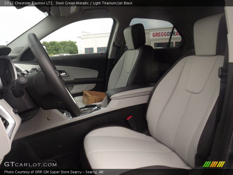 Steel Green Metallic / Light Titanium/Jet Black 2012 Chevrolet Equinox LTZ