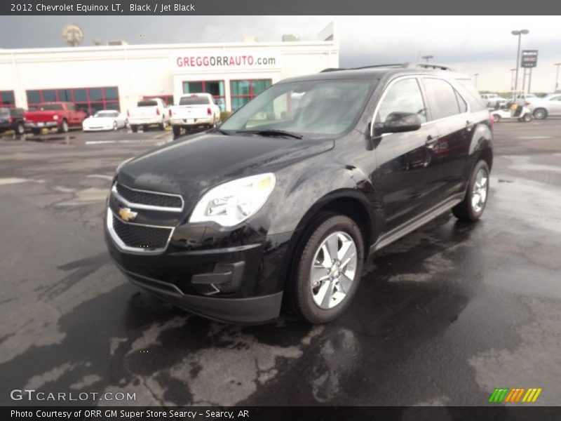 Black / Jet Black 2012 Chevrolet Equinox LT