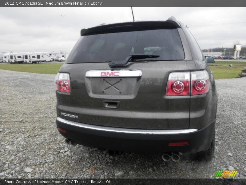 Medium Brown Metallic / Ebony 2012 GMC Acadia SL