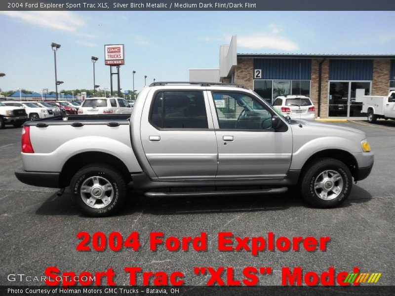 Silver Birch Metallic / Medium Dark Flint/Dark Flint 2004 Ford Explorer Sport Trac XLS