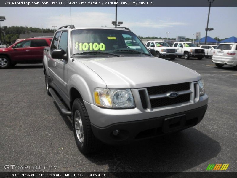 Silver Birch Metallic / Medium Dark Flint/Dark Flint 2004 Ford Explorer Sport Trac XLS