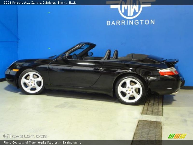Black / Black 2001 Porsche 911 Carrera Cabriolet