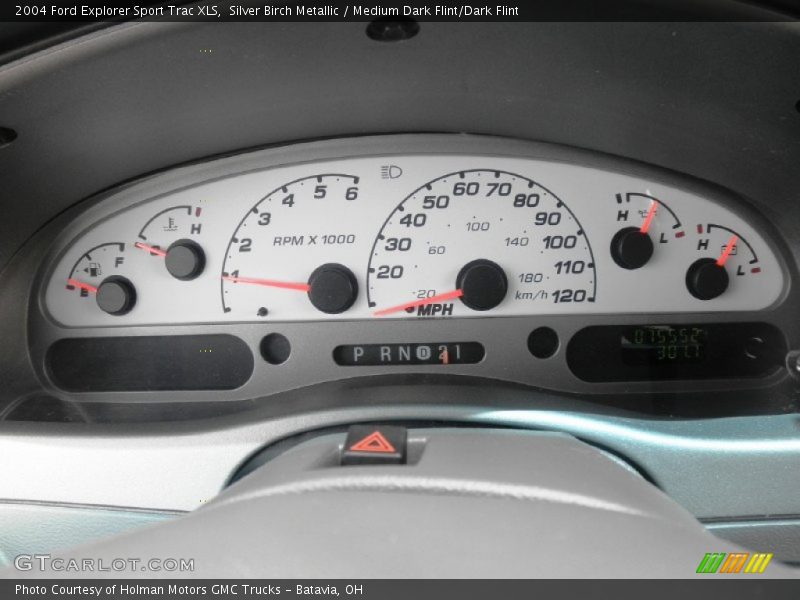 Silver Birch Metallic / Medium Dark Flint/Dark Flint 2004 Ford Explorer Sport Trac XLS