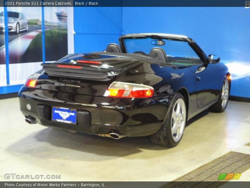 Black / Black 2001 Porsche 911 Carrera Cabriolet
