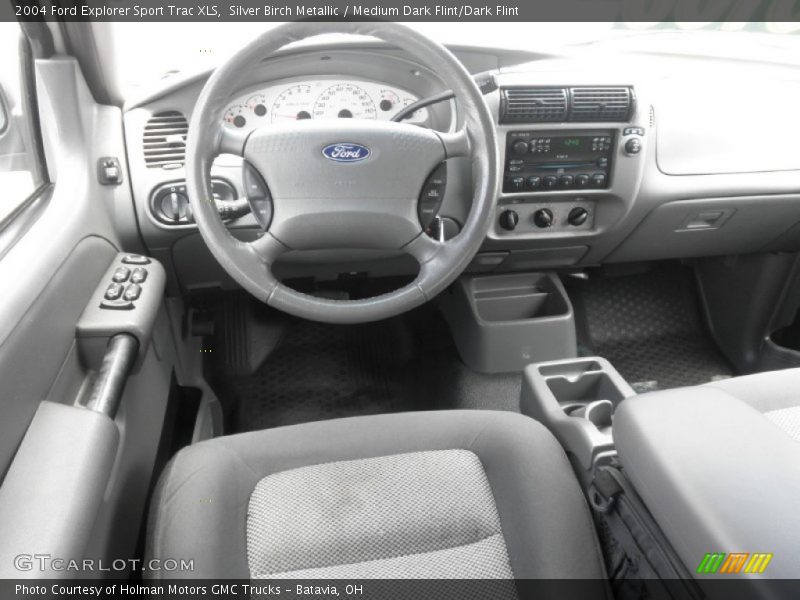 Silver Birch Metallic / Medium Dark Flint/Dark Flint 2004 Ford Explorer Sport Trac XLS