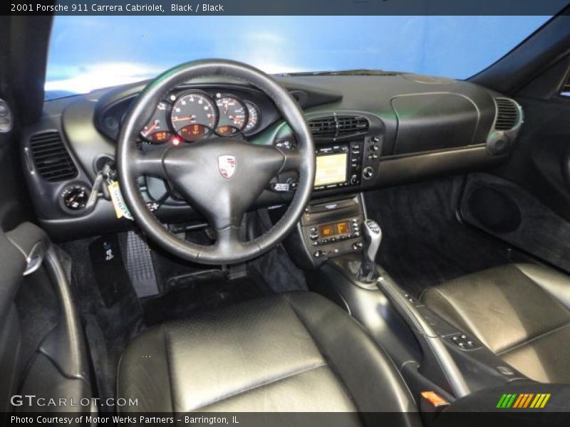 Black / Black 2001 Porsche 911 Carrera Cabriolet