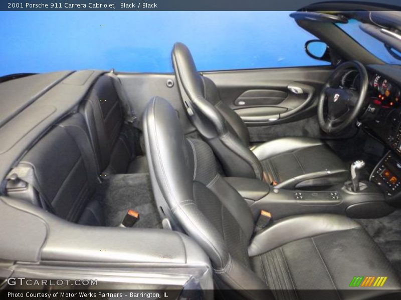Black / Black 2001 Porsche 911 Carrera Cabriolet