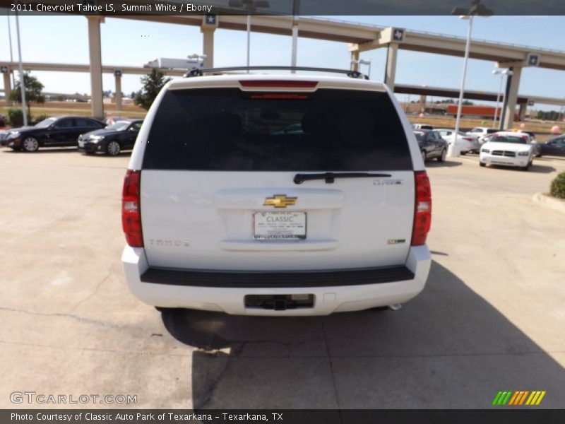 Summit White / Ebony 2011 Chevrolet Tahoe LS